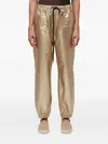 Osklen Drawstring Track Pants In Gold