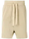 Osklen Drawstring-waist Track Shorts In Neutral