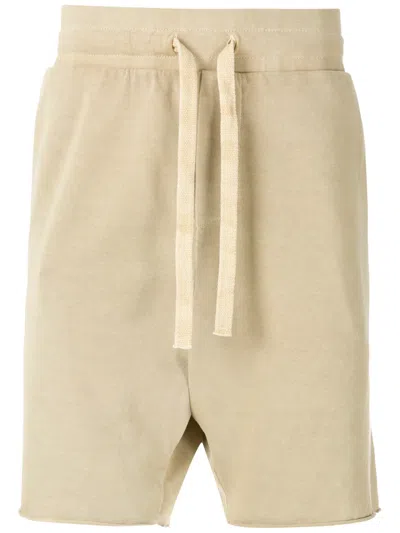 Osklen Drawstring-waist Track Shorts In Neutral