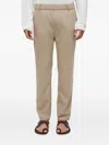 Osklen Elastic-waist Trousers In Neutral