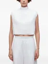 Osklen Embellished-collar Sleeveless Top In White