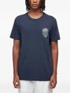 Osklen Embroidered Cotton T-shirt In Blue
