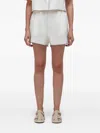 Osklen Embroidered Knot Shorts In Neutral