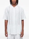 Osklen Embroidered-panel Shirt In White