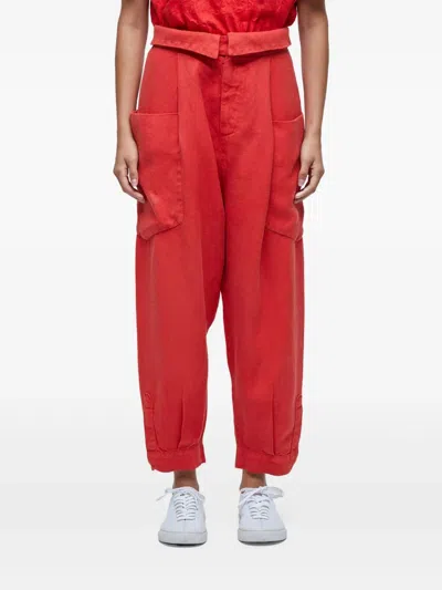 Osklen Envelope Trousers In Red
