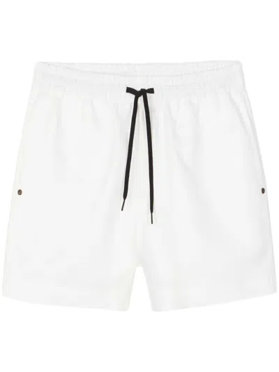 Osklen Eyelet-detail Bermuda Shorts In White
