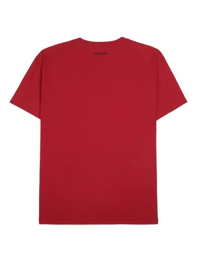 Osklen Fish-print T-shirt In Red