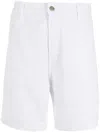 Osklen Five-pocket Bermuda Shorts In White