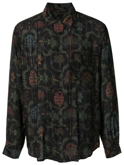 Osklen Floral-print Long-sleeve Shirt In Multi