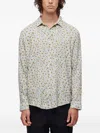 Osklen Floral-print Long-sleeve Shirt In Blue