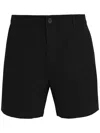 Osklen Flow Cotton Shorts In Black