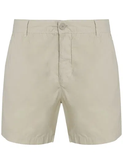 Osklen Flow Cotton Shorts In White