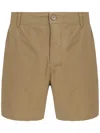 Osklen Flow Cotton Shorts In Brown
