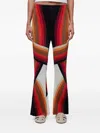 Osklen Geometric-pattern Trousers In Red