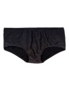 Osklen Gradient-effect Striped Swim Trunks In Black