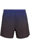 Osklen Gradient-effect Swim Shorts In Blue