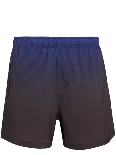 Osklen Gradient-effect Swim Shorts In Blue