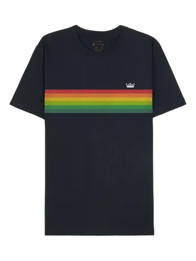 Osklen Gradient-effect T-shirt In Blue