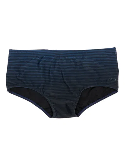 Osklen Grain-line Swim Trunks In Blue