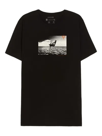 Osklen Graphic Cotton T-shirt In Black