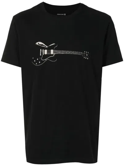 Osklen Graphic-print Cotton T-shirt In Black