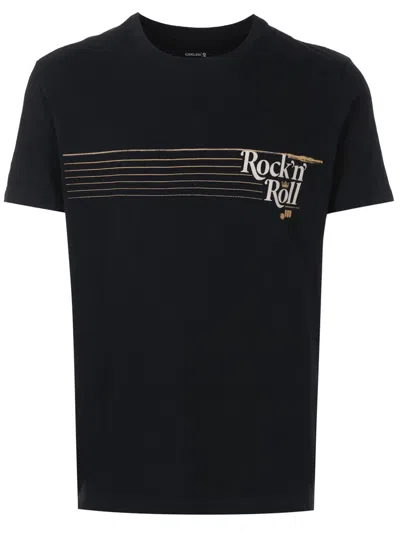 Osklen T-shirt Mit Grafischem Print In Black