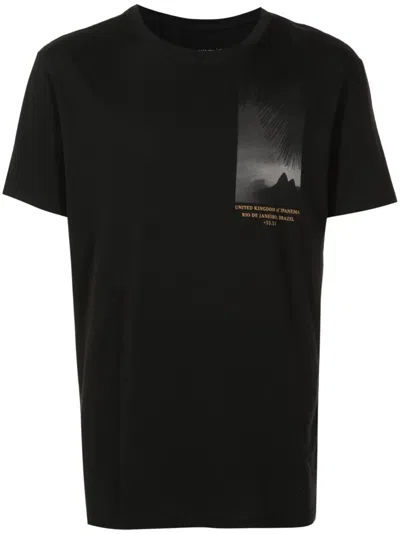 Osklen Graphic-print Cotton T-shirt In Black