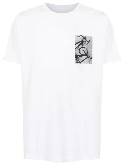 Osklen Graphic-print Cotton T-shirt In White
