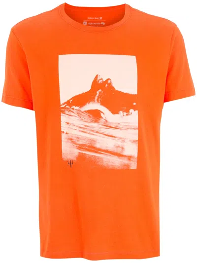 Osklen Graphic-print Short-sleeved T-shirt In Orange
