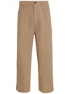 Osklen Graphic-print Straight-leg Trousers In Neutral