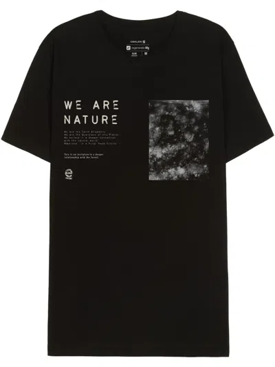 Osklen Graphic Print T-shirt In Black