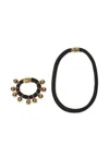 Osklen Half Moon Bracelet In Black