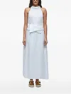 Osklen Halterneck Belted Dress In Blue