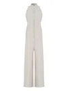 Osklen High-neck Jumpsuit In Neutral