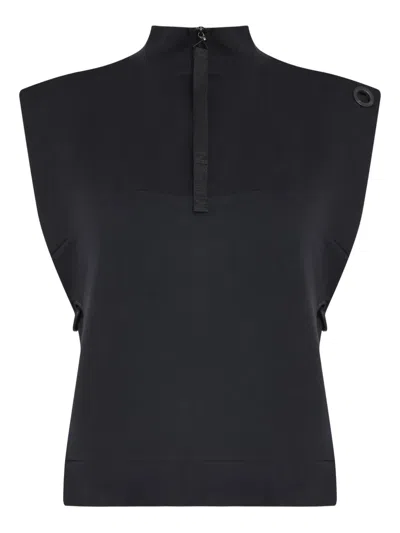 Osklen High-neck Sleeveless Top In Blue