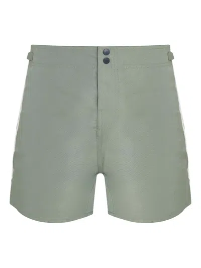 Osklen High-waisted Swim Shorts In Green