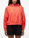 Osklen Hooded Micro-perforated Jacket In Multi