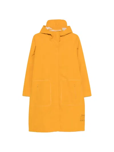 Osklen Hooded Rain Coat In Yellow