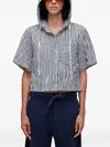 Osklen Striped-pattern Shirt In Blue