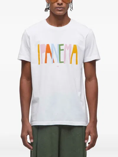 Osklen Ipanema Colors Mc T-shirt In White
