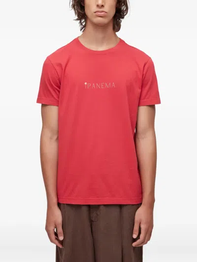 Osklen Ipanema Logo T-shirt In Red