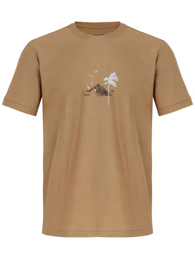 Osklen Juta Painting Rio T-shirt In Brown