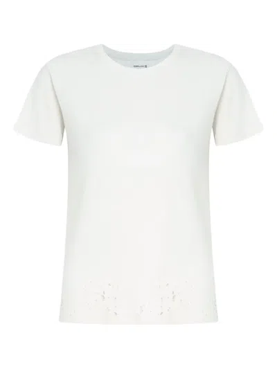 Osklen Laser-cut Detail T-shirt In White