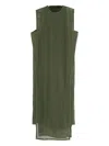 Osklen Layered Maxi Dress In Green
