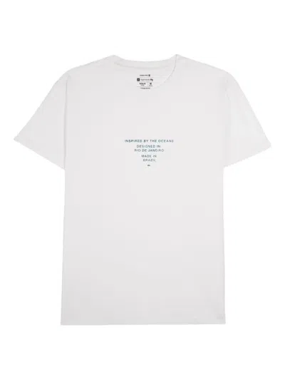 Osklen Lettering-print T-shirt In White