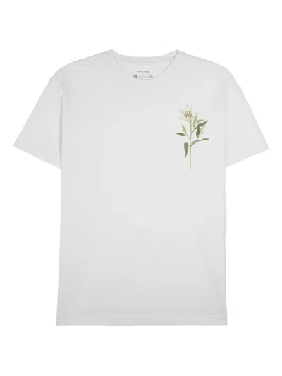 Osklen Lily-graphic T-shirt In White