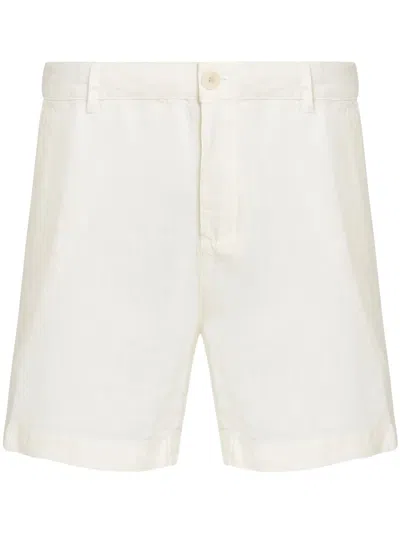 Osklen Linen Bermuda Shorts In White