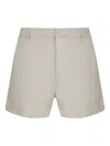 Osklen Linen-blend Shorts In White