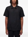 Osklen リネンパネル シャツ In Black