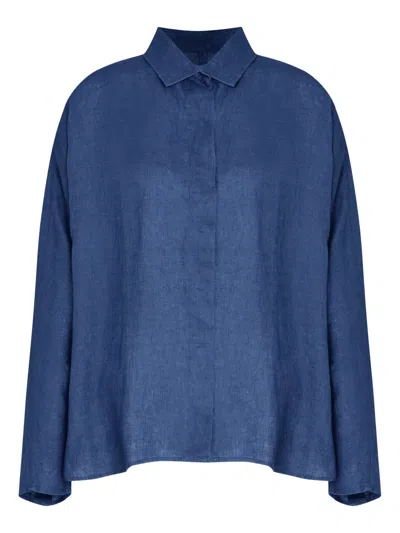 Osklen Linen Shirt In Blue